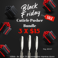 Cuticle Pusher Bundle 3 X $15